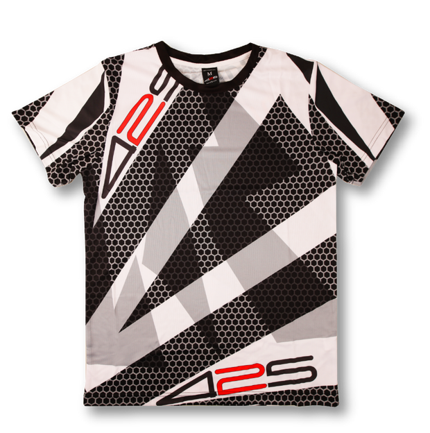 BLACK & WHITE RASTA JERSEY